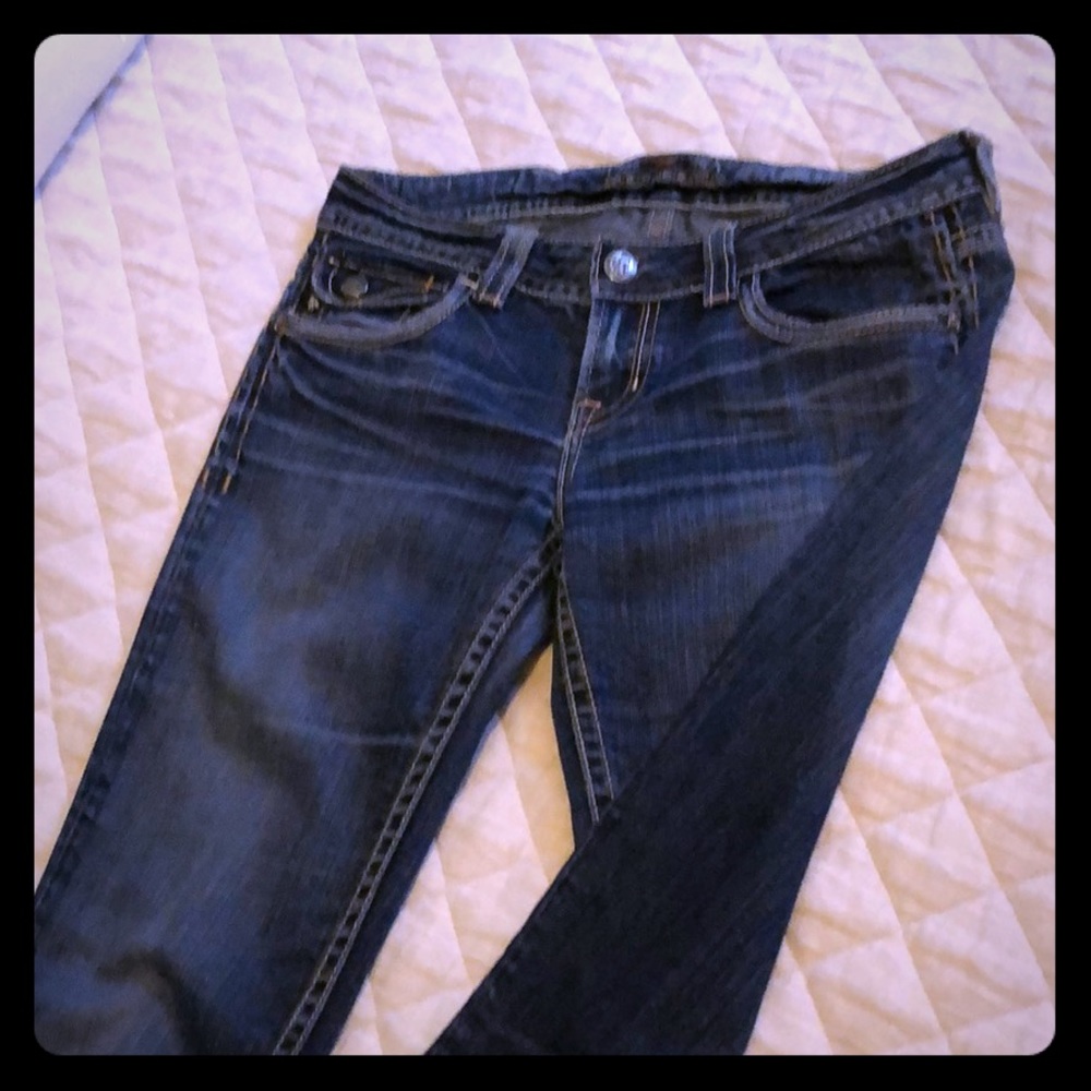 MEK Avondale Boot-Cut Jeans, size 30/36